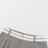 Milan Fold-Detail Wide Leg Hose