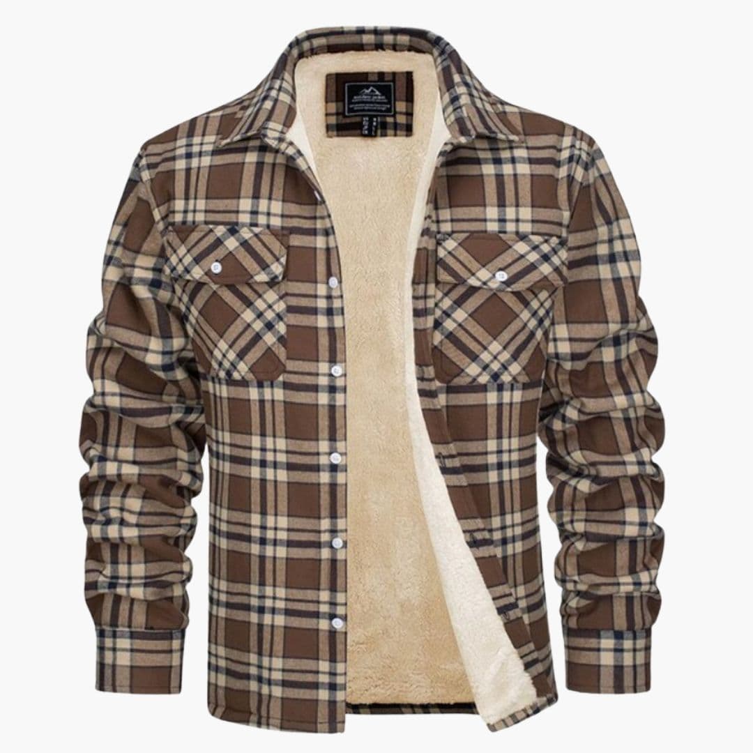 Men's checked overshirt Jacke