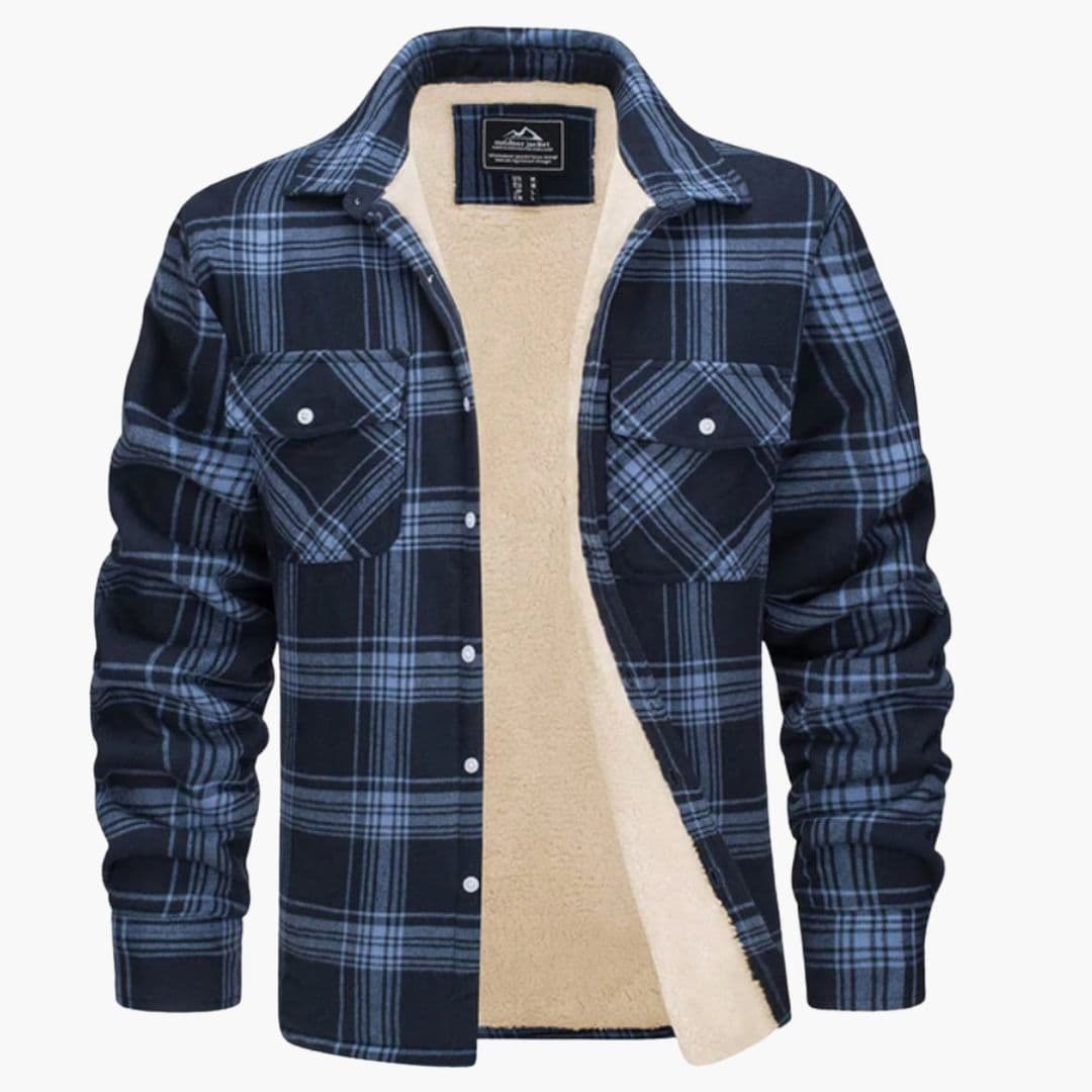 Men's checked overshirt Jacke