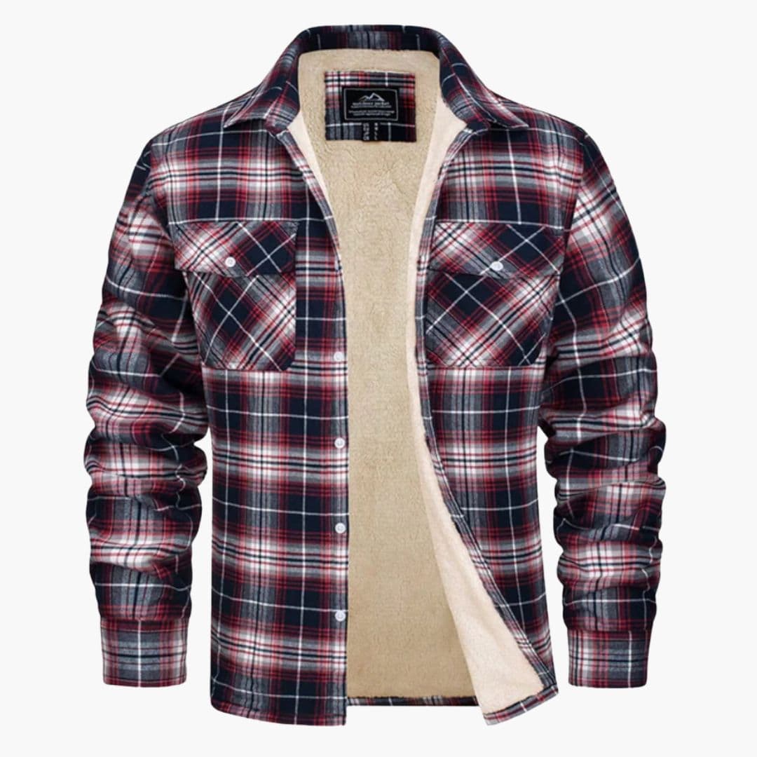 Men's checked overshirt Jacke