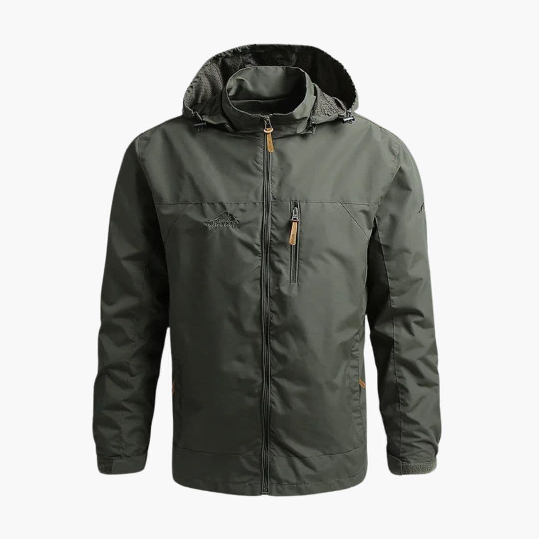 Men's Jacke with Adjustable Hood