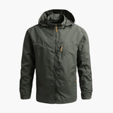 Men's Jacke with Adjustable Hood
