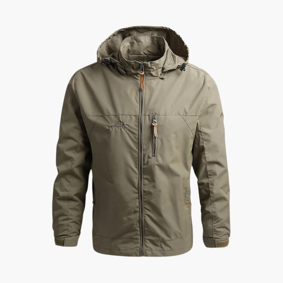 Men's Jacke with Adjustable Hood