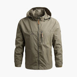 Men's Jacke with Adjustable Hood
