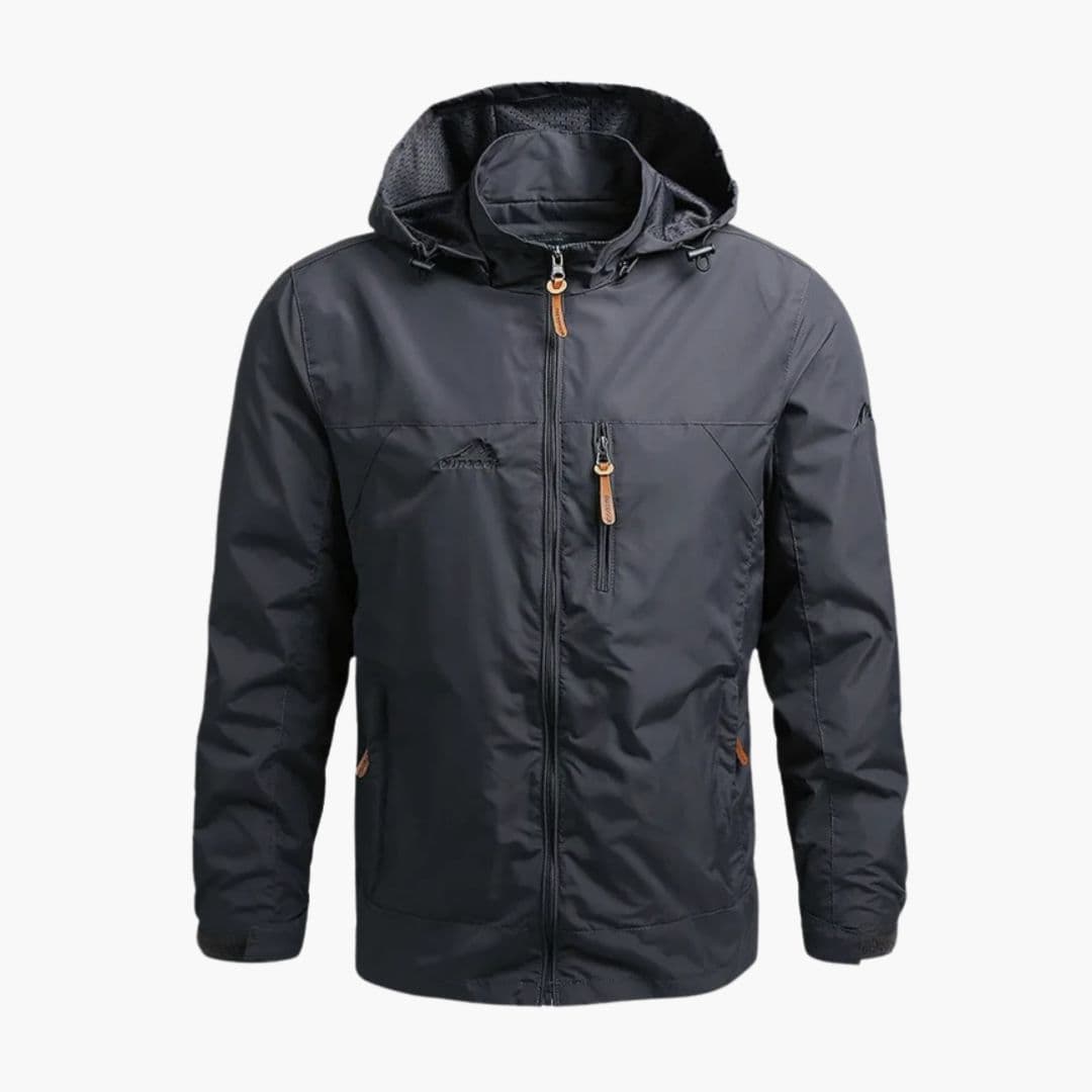 Men's Jacke with Adjustable Hood