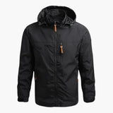 Men's Hoodie Jacke with Zipper Closure and Pockets