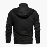 Men's Hoodie Jacke with Multiple Front Pockets