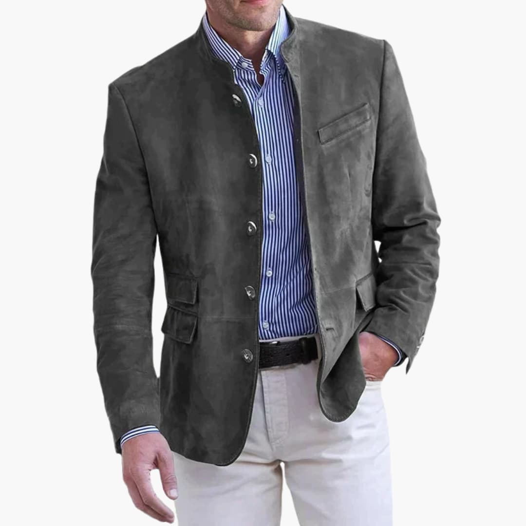 Men's Jacke with Mao Collar