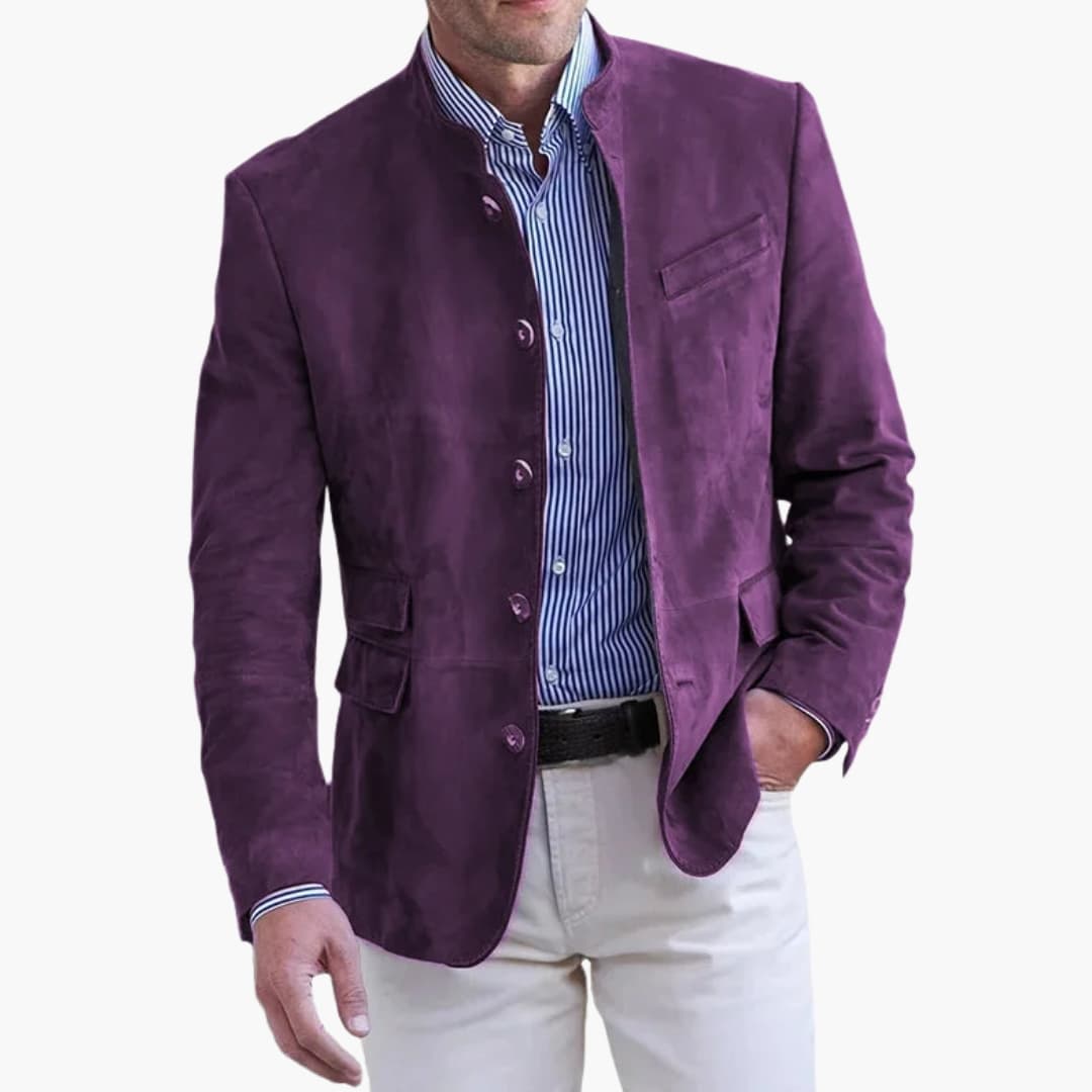 Men's Jacke with Mao Collar