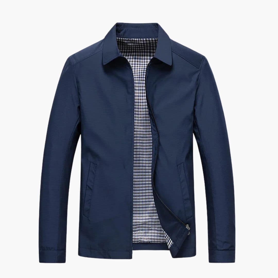 Men's Jacke with Checkered Lining