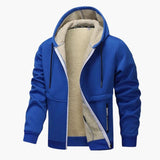 Men's hooded Jacke with inner lining