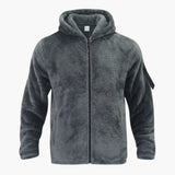 Men's hoodie Jacke with zipper closure