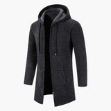Men's hooded Jacke with long sleeves