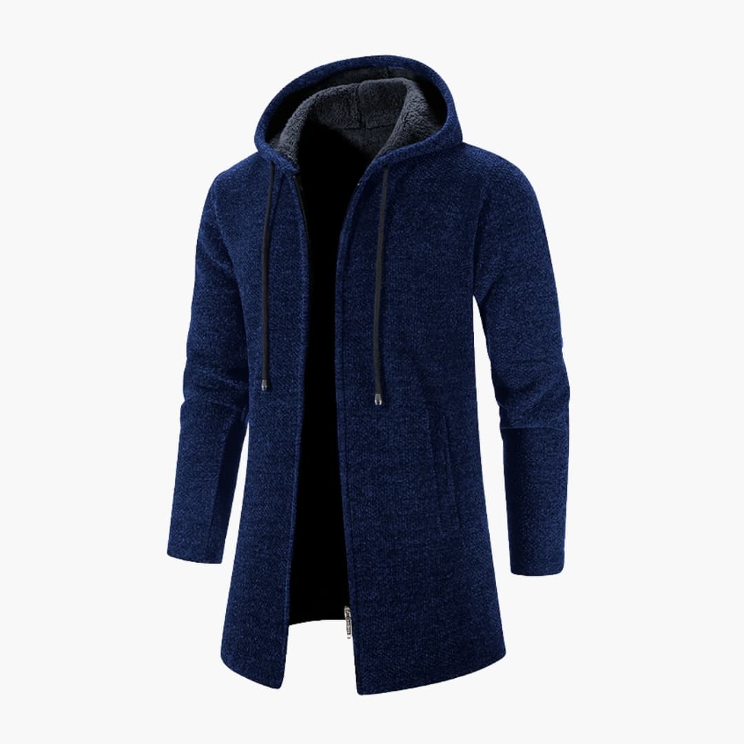 Men's hooded Jacke with long sleeves