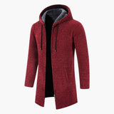 Men's hooded Jacke with long sleeves