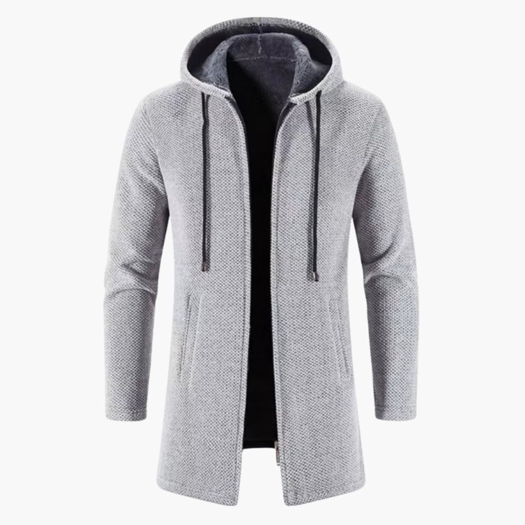 Men's hooded Jacke with long sleeves