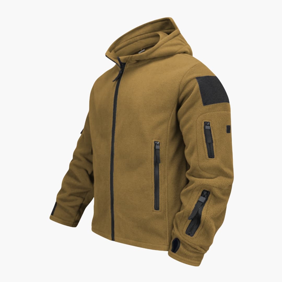 Men's hooded Jacke with multiple pockets