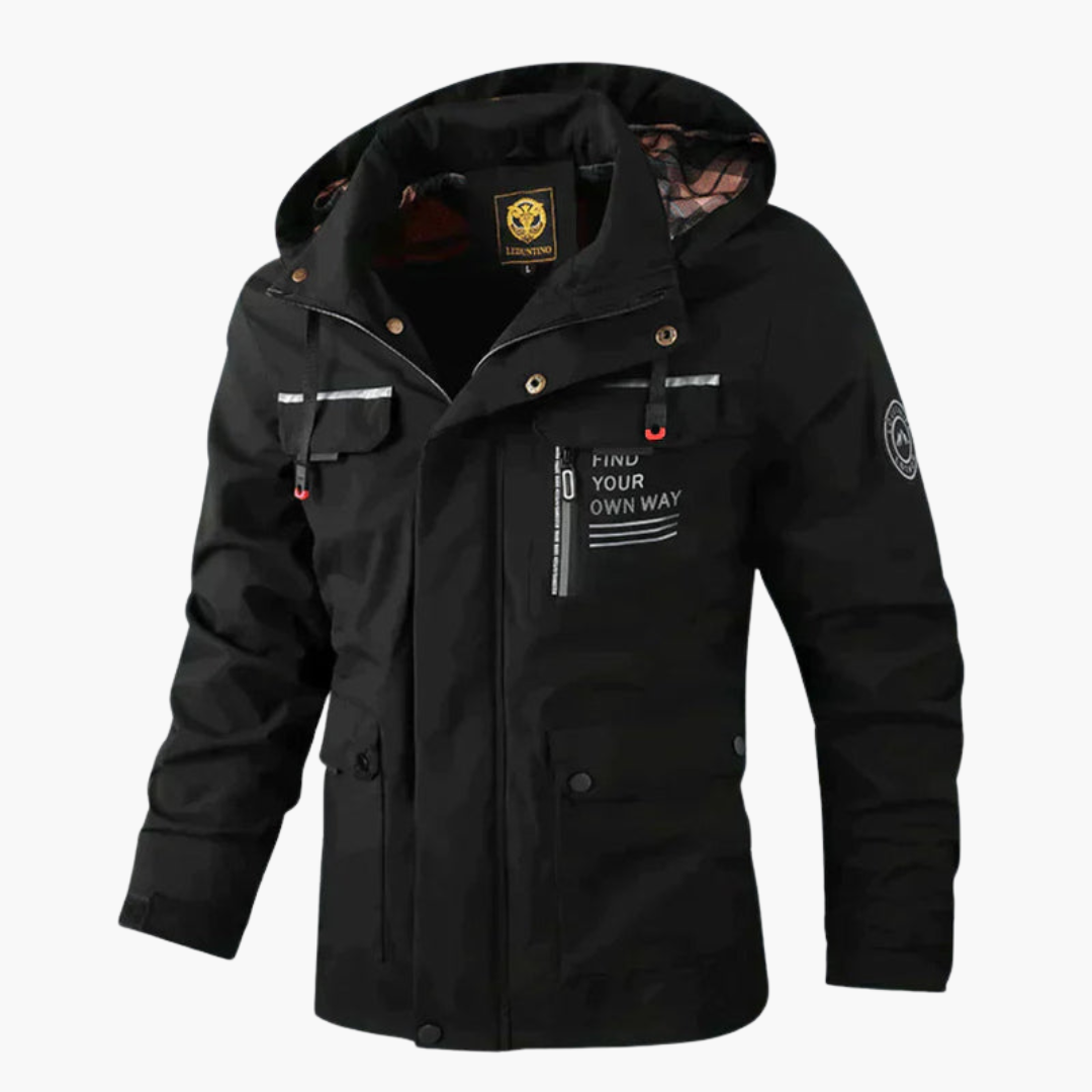Men's winter Jacke with hood