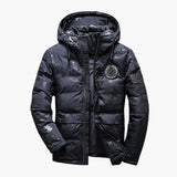 Men's hooded Jacke with insulating lining