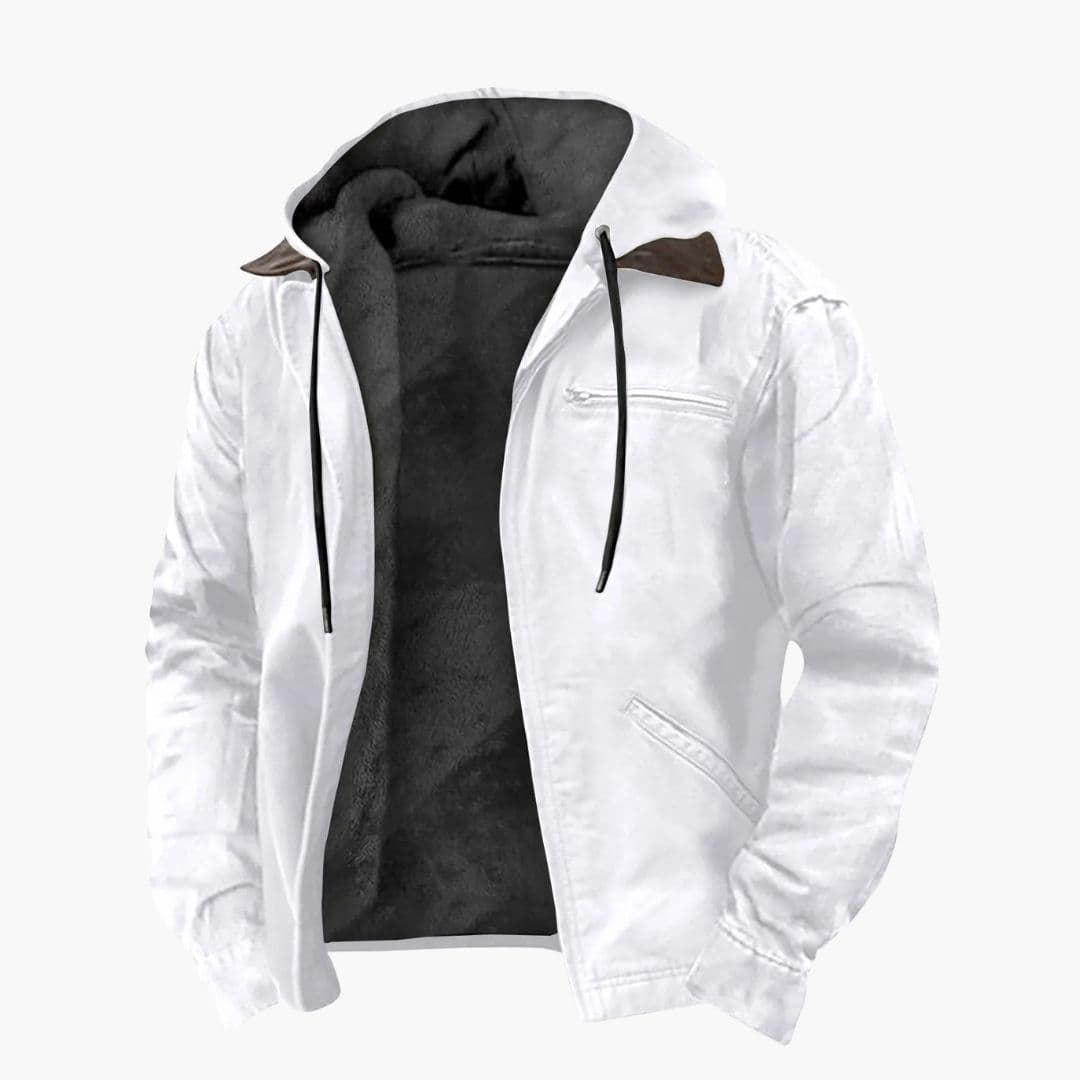Men's hooded Jacke with pockets