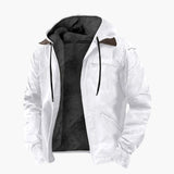 Men's hooded Jacke with pockets