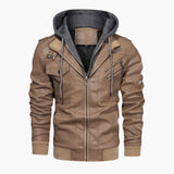 Men's hooded Jacke with multiple pockets