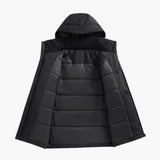 Men's Jacke with hood and full zipper closure