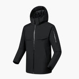 Men's Jacke with hood and full zipper closure