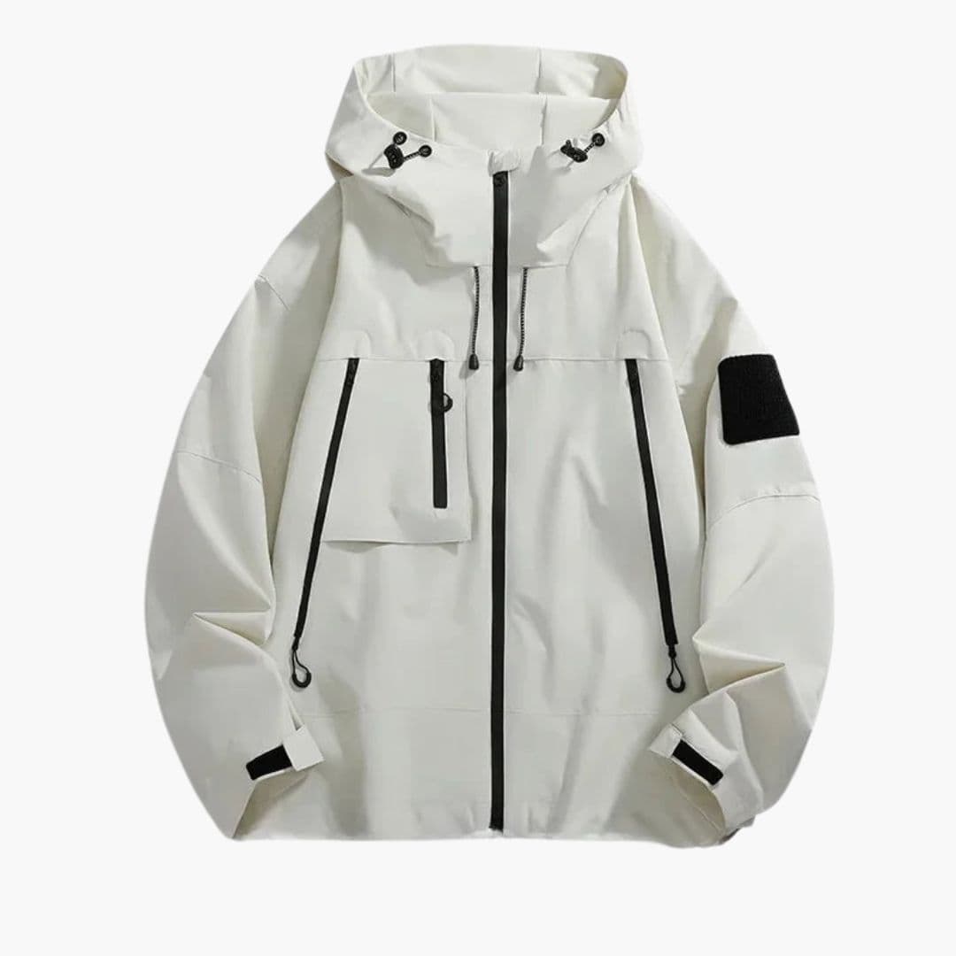 Men's Jacke with hood and multiple pockets