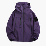 Men's Jacke with hood and multiple pockets