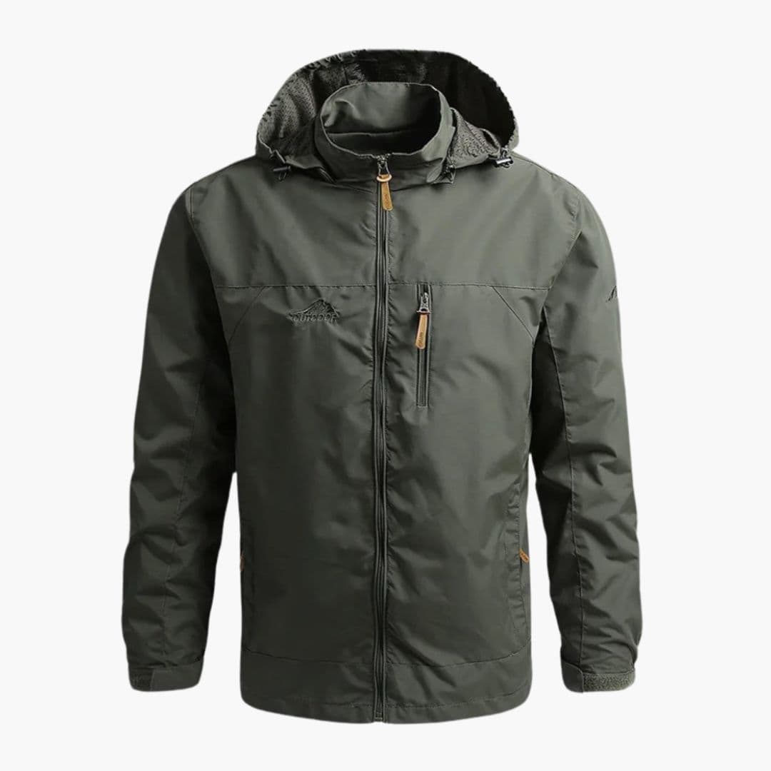 Men's Jacke with hood and chest pocket