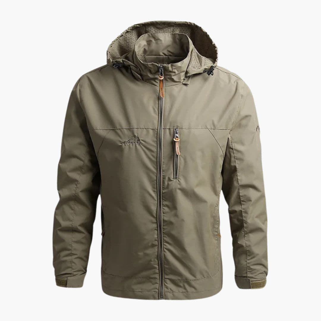 Men's Jacke with hood and chest pocket