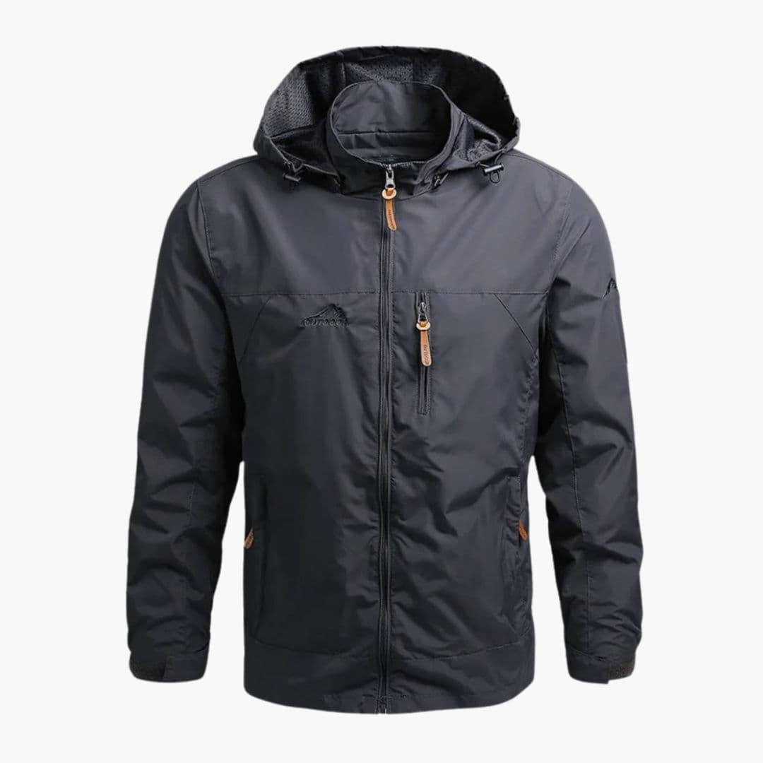 Men's Jacke with hood and chest pocket
