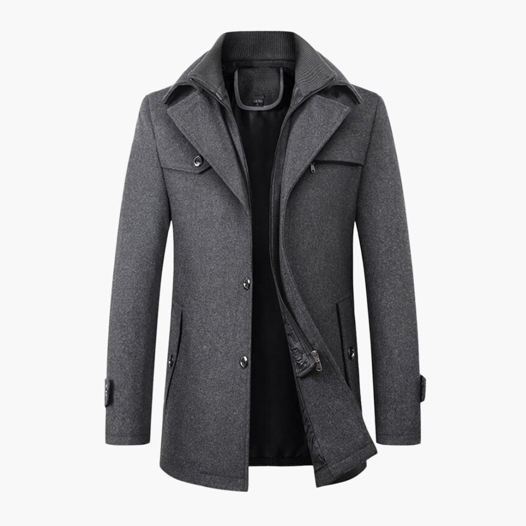Men's Jacke with buttons and zipper