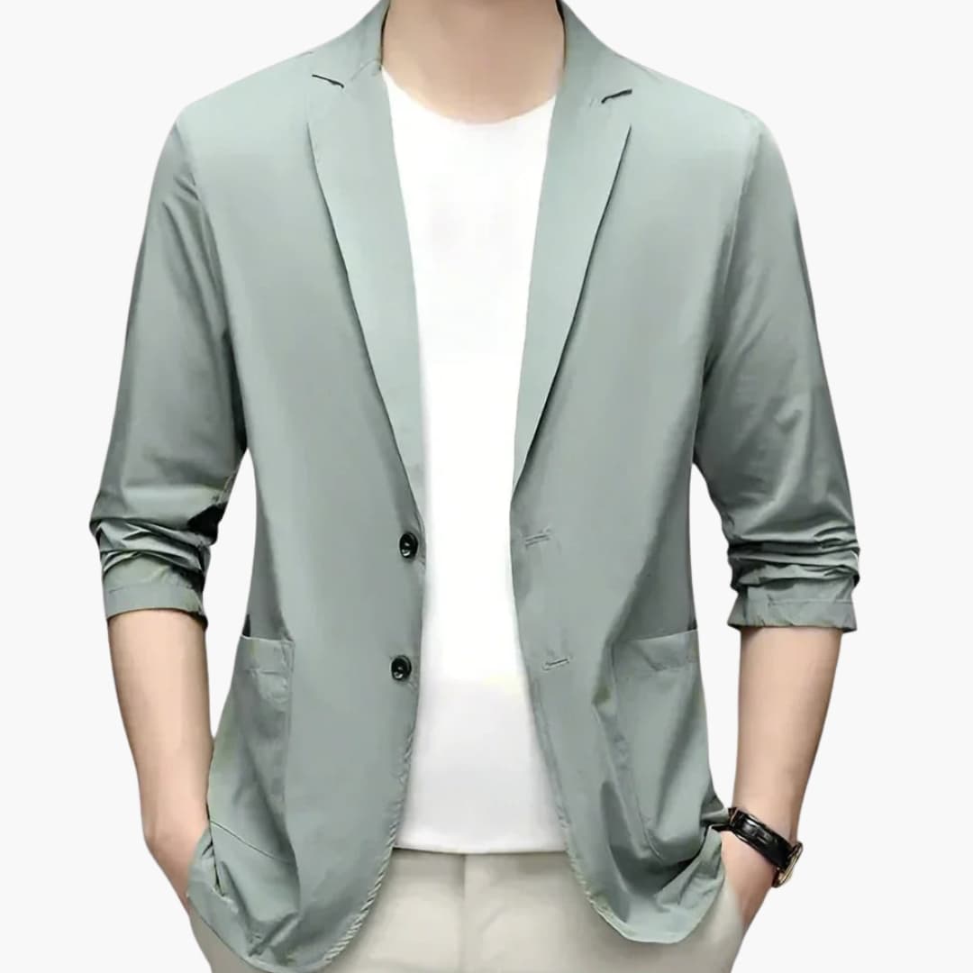 Men's Jacke with slim fit and front buttons