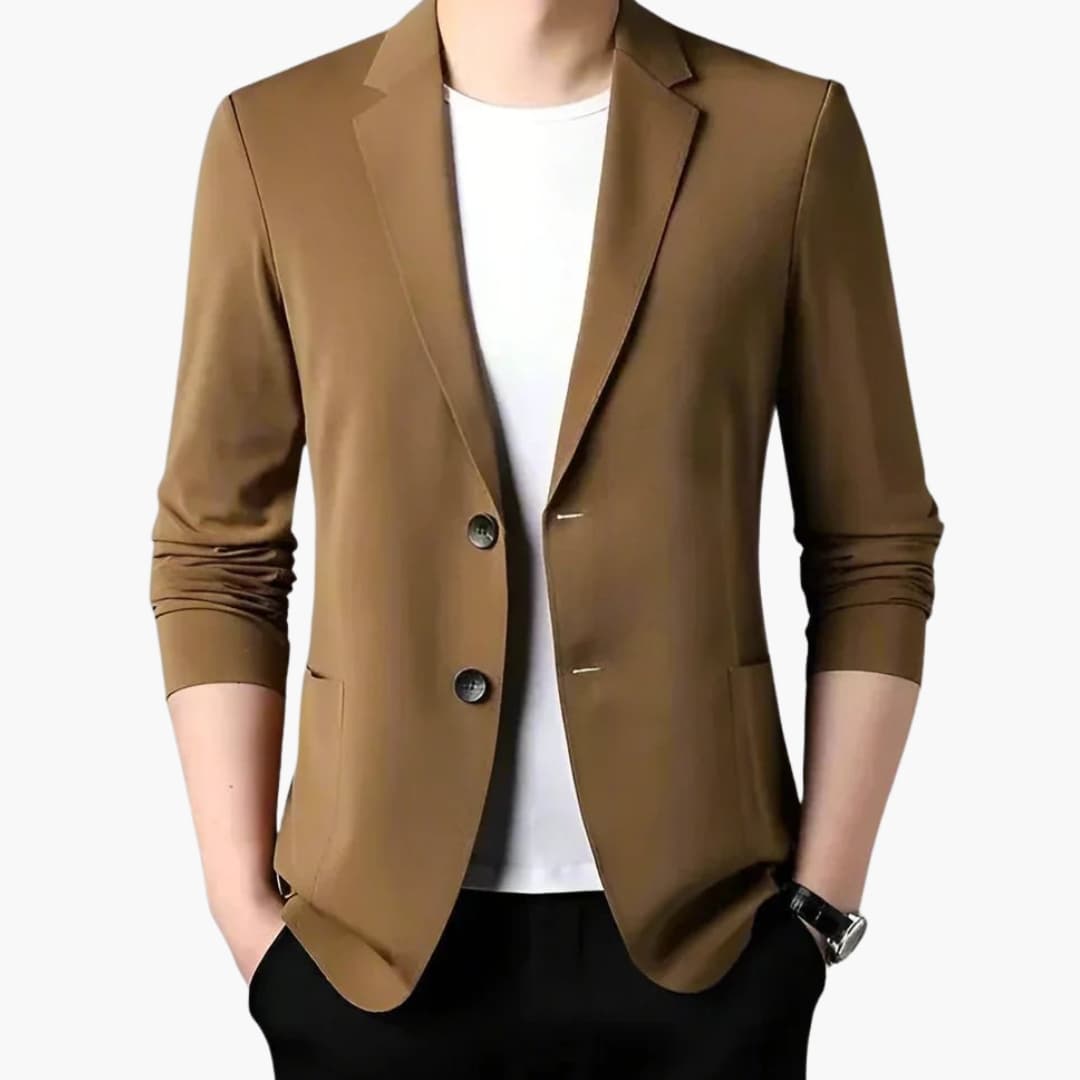 Men's Jacke with slim fit and front buttons