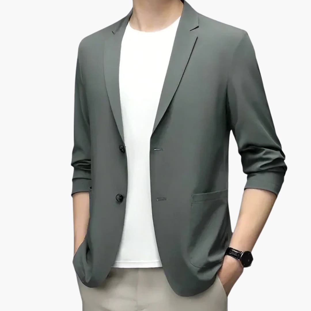 Men's Jacke with slim fit and front buttons