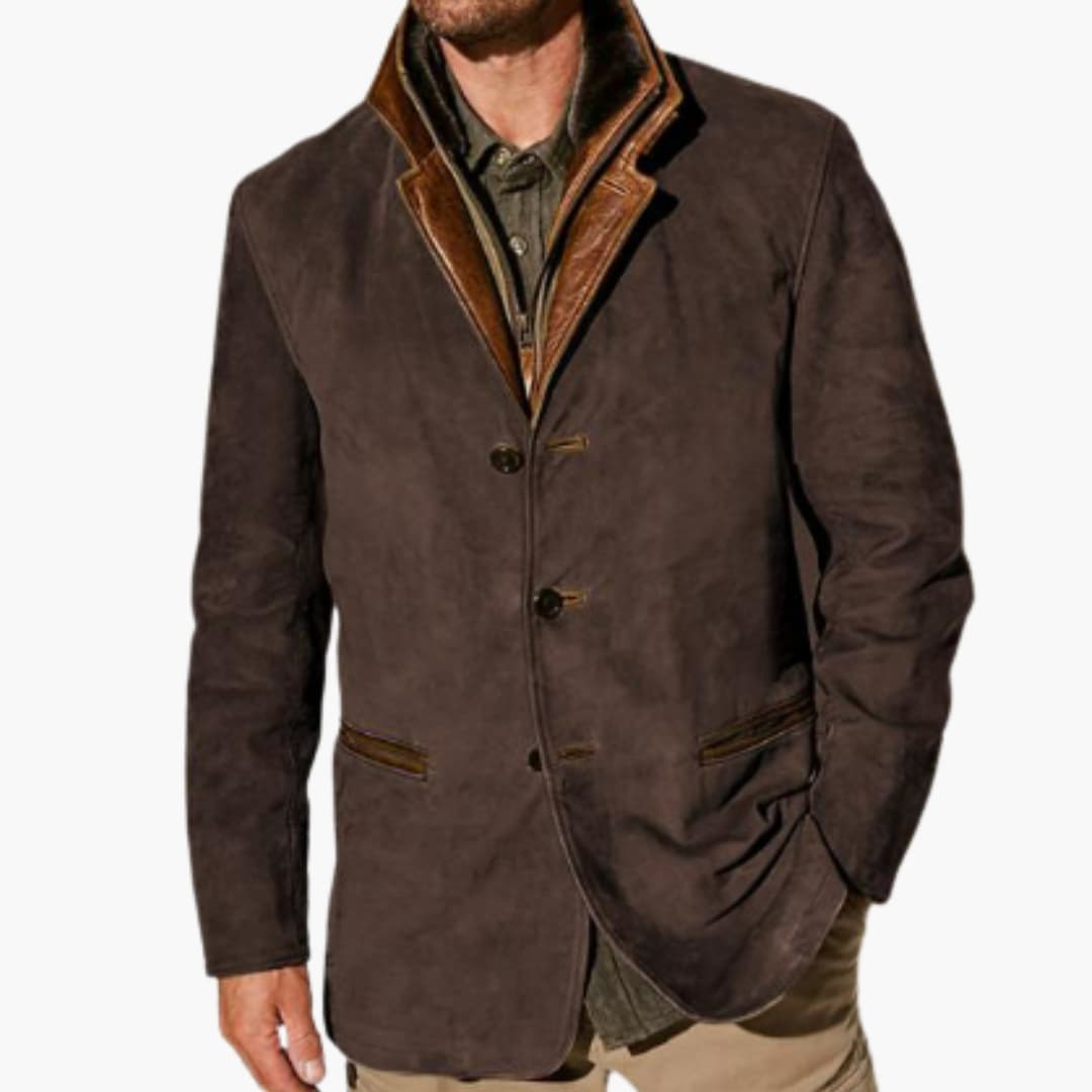 Men's Jacke with button closure