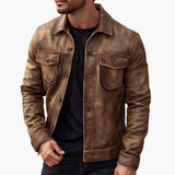 Men's Jacke with button closure and chest pockets