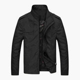 Men's Jacke with zip closure and stand-up collar