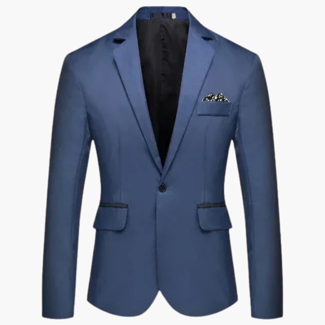 Men's Jacke with notched lapel and flap pockets