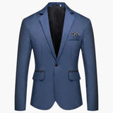 Men's Jacke with notched lapel and flap pockets