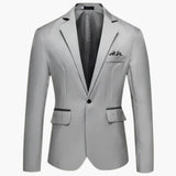 Men's Jacke with notched lapel and flap pockets