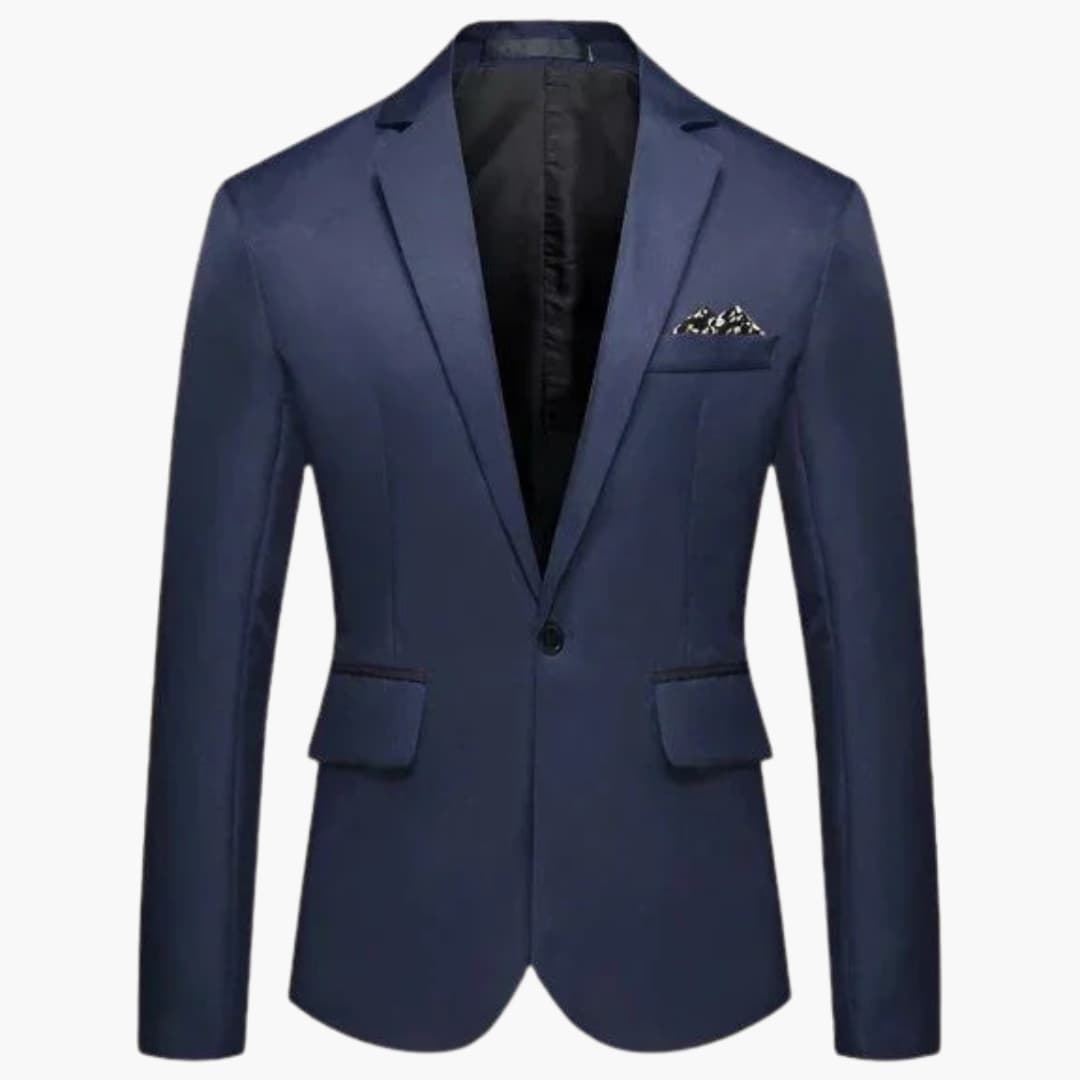 Men's Jacke with notched lapel and flap pockets