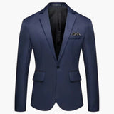Men's Jacke with notched lapel and flap pockets