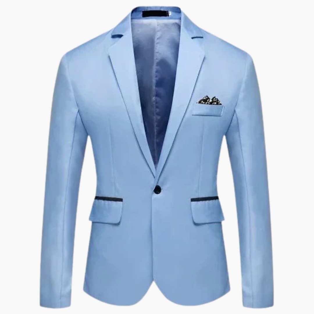 Men's Jacke with notched lapel and flap pockets