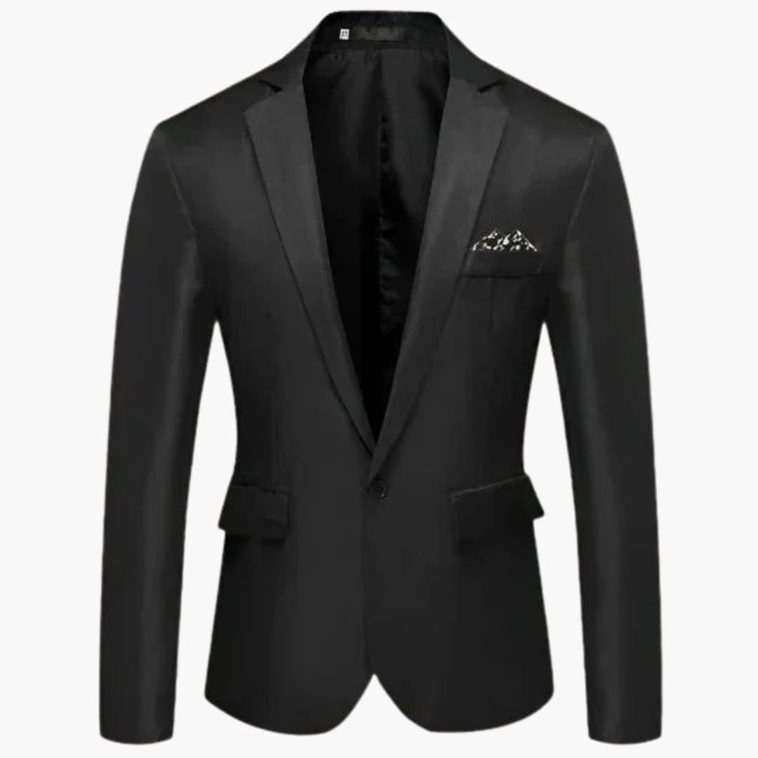 Men's Jacke with notched lapel and flap pockets