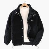Men's Jacke with ribbed surface and inner lining