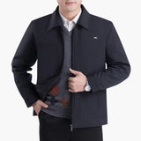 Men's Jacke with pointed collar and front pockets