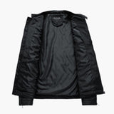 Men's quilted Jacke with stand-up collar and zippered pockets